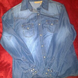 Women's Wrangler Long Sleeve Denim Shirt